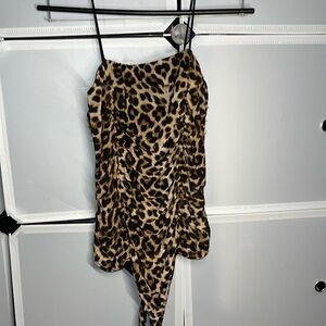 Cheetah Body Suit Size Large Rue 21